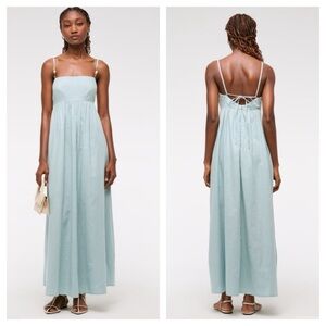 Abercrombie & Fitch Light Blue Backless Dress